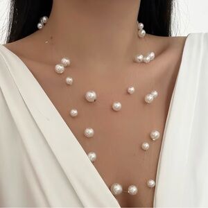 Floating Pearl Necklace